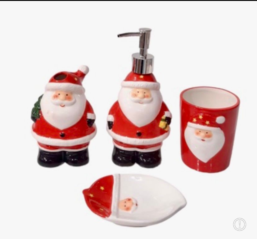 SET DE BAÑO NAVIDEÑO