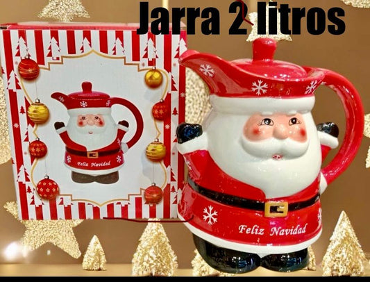 JARRA DE 2 LITROS DE PAPA NOEL